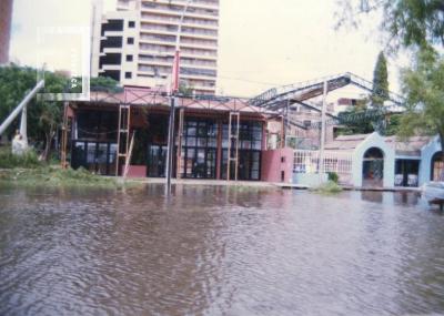 Creciente del Paraná, Costanera inundada