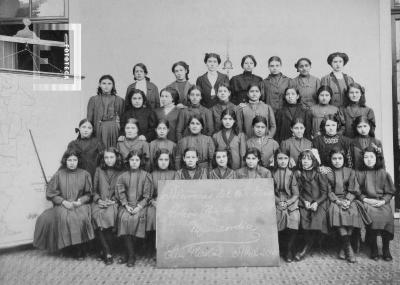 Alumnas del Colegio Misericordia del 5to grado