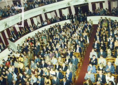 Teatro Municipal, sala llena