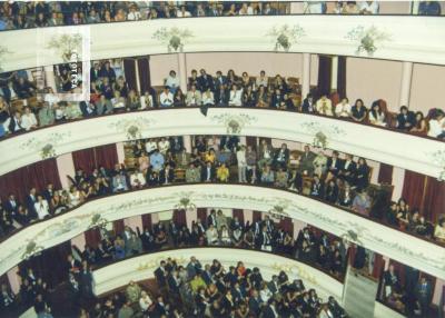 Teatro Municipal, sala llena