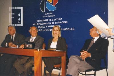 Duilio Cámpora, Alfredo Omar Busch, Celina Cámpora y Quique D'Imperio