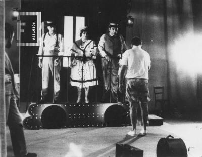 Filmación de la película //Flop// en el Teatro Municipal