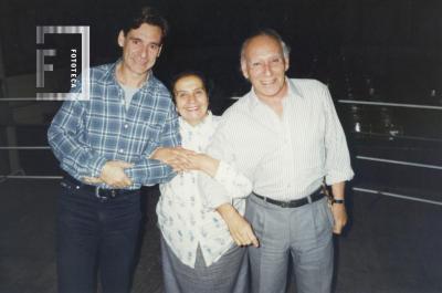 Víctor Sisterna, Chela de Spirito y Mario Verandi, Teatro Estable Nicoleño