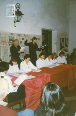 Mario Verandi y otros en Feria del Libro