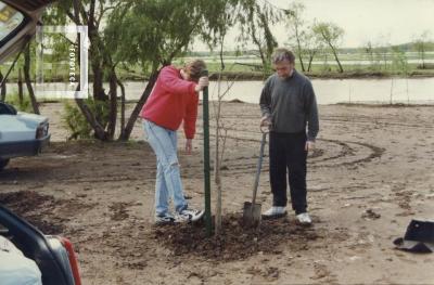 Programa //Árbol es vida//, plantación de 350 árboles en el Parque Rafael de Aguiar