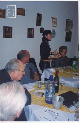 María Rosa Amaya en Club de Leones
