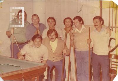 Jugadores de billar