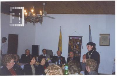 María Rosa Amaya en Club de Leones