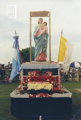 Imagen de la Virgen del Rosario en el Campito