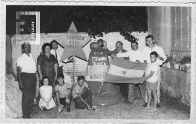 Festejo Boca Campeón 1964