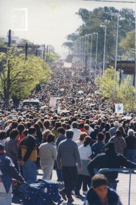 Procesión rumbo al Santuario