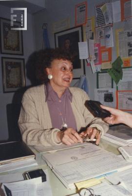 Teresita Stinson de Bossi, directora de la EEM Nº 10 //Carlos Pellegrini//