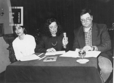 Mónica Scaldaferro, Alicia Cámpora y Piero de Vicari