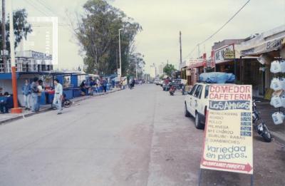 Calle Sarmiento frente al Santuario