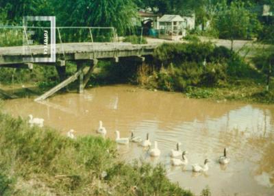 Puente viejo zanja Doña Melchora, calle G. Nacionales