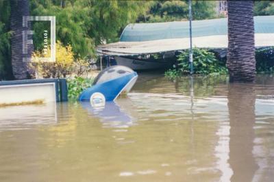 Inundación. Av. Costanera