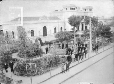 Estación vieja de ferrocarril, calle Alem