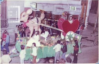 Fiesta de la Primavera. Carroza de la Escuela Normal. Primer Premio