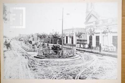 Jardines del Boulevard Saavedra altura calle Garibaldi