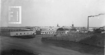 Fábrica de papel de Ferruccio Cassatti, ubicada donde hoy está Villa Hermosa, destruida por un incendio el 16 de mayo de 1923