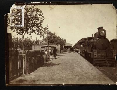 Estación del Ferrocarril Central Argentino, luego línea Mitre