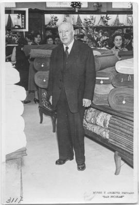 Sr. Asencio Gorriarán, propietario de la tienda de Mitre esq. San Martín