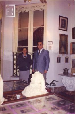 Mirta y Santiago Chervo en exposición Día Internacional de los Museos