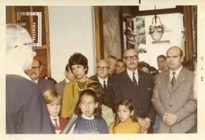 Inauguración del Museo Municipal, Mons. Néstor Fioroni usa de la palabra