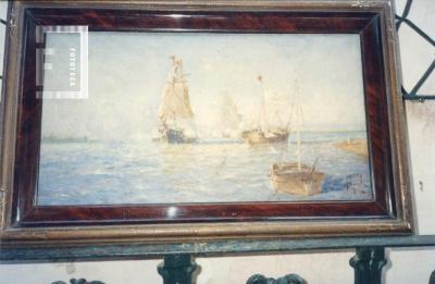 Cuadro Batalla Naval, de Lynch