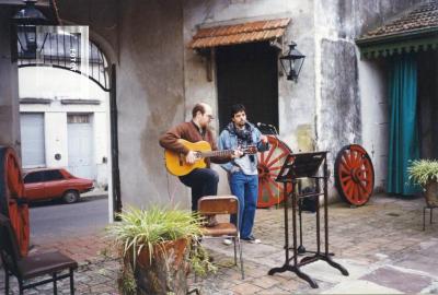 Músicos actuando en Patio Sector Tradicional Museo