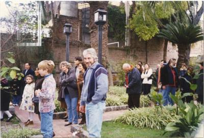 Acto en patio del Museo Municipal