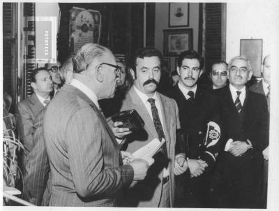 Inauguración Sala Artística, G. S. Chervo disertando