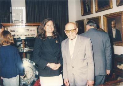 Diana Peyrano y G. Santiago Chervo en Museo