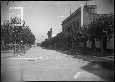 Calle Guardias Nacionales y Colegio Nacional