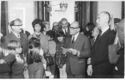 Acto Inauguración Museo, Chervo hablando, Dr Bent