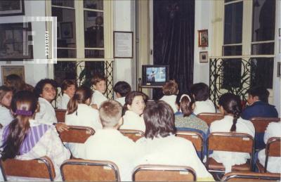 Alumnos de 7º Escuela Nº 1 - 26º Aniversario del Museo y 247º fundación de la Ciudad
