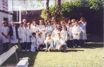 Alumnos de 7º Escuela Nº 1 - 26º Aniversario del Museo y 247º fundación de la Ciudad