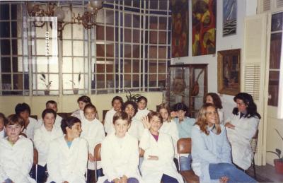 Alumnos 7º grado Escuela Nº 1 en el Museo