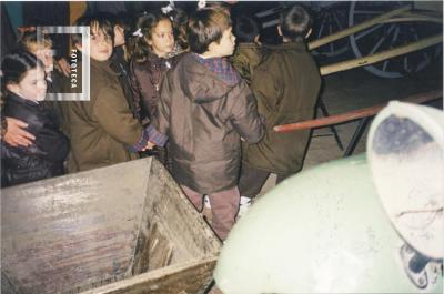 Alumnos Escuela de Pompeya en Sector Tradicional del Museo