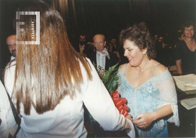 Soprano que actuó en festejos 250 Aniversario Fundación San Nicolás