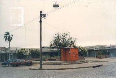 Esquina este de Garibaldi y Almafuerte, lugar donde estuvo el Mercado Sur