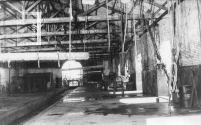 Interior del viejo Matadero Municipal