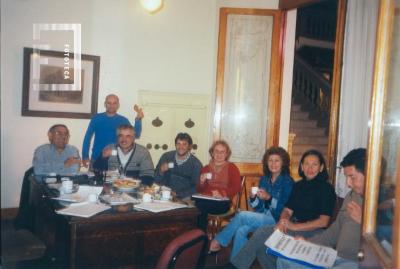 Grupo reunido en Dirección Teatro