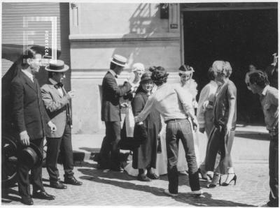 Grupo Aleph. Filmación de //El hombre del primer piso//