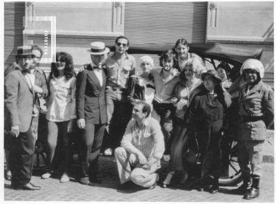 Grupo Aleph. Filmación de //El hombre del primer piso//