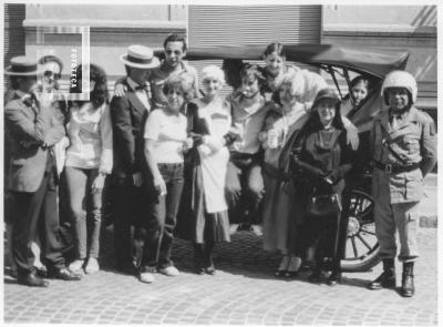 Grupo Aleph. Filmación de //El hombre del primer piso//