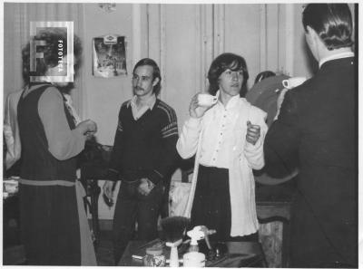 Grupo Aleph. Filmación de //El hombre del primer piso//