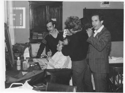Grupo Aleph. Filmación de //El hombre del primer piso//