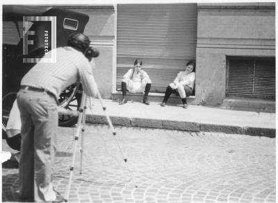 Grupo Aleph. Filmación de //El hombre del primer piso//