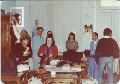 Grupo Aleph. Escenas durante rodajes